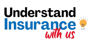 Logo reading "Understand Insurance with us" with a lit lightbulb icon to the right.