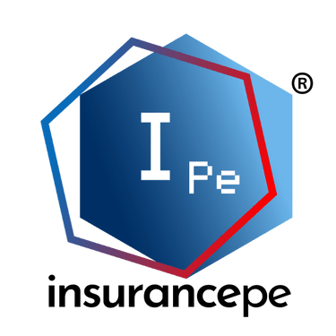 IPe logo: blue gradient hexagon badge with a red outline and white 'I' and 'Pe' letters.